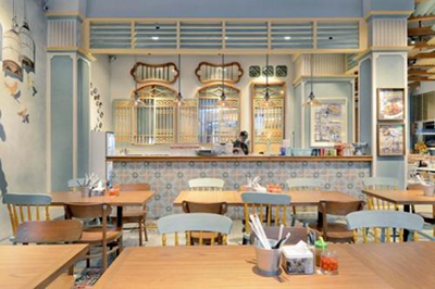 現代簡約風格餐廳裝修效果圖